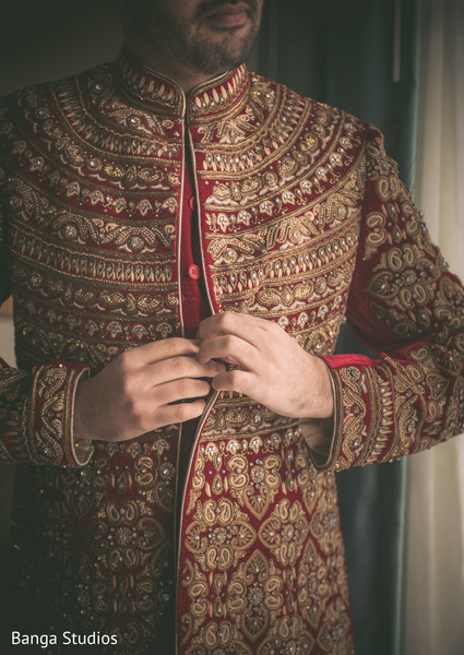 groom getting ready