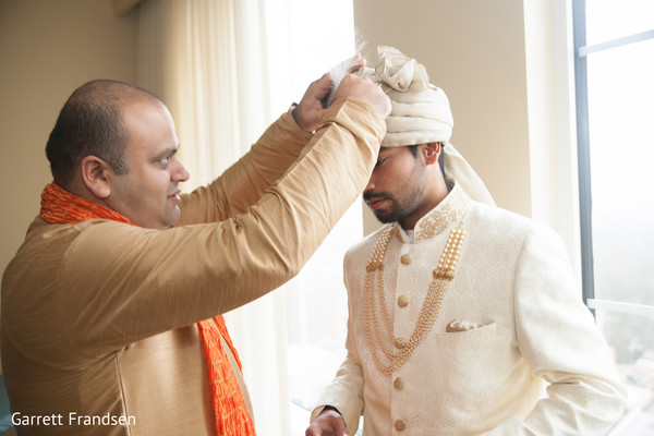 Groom Getting Ready