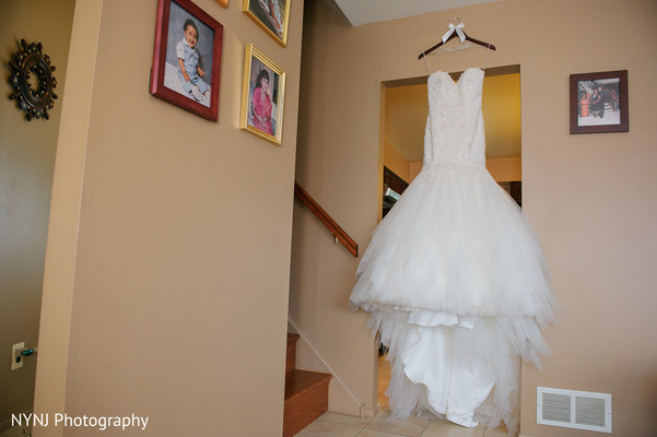 white wedding dress