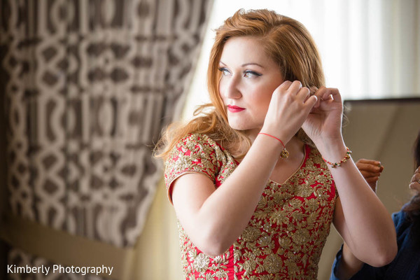 bride getting ready