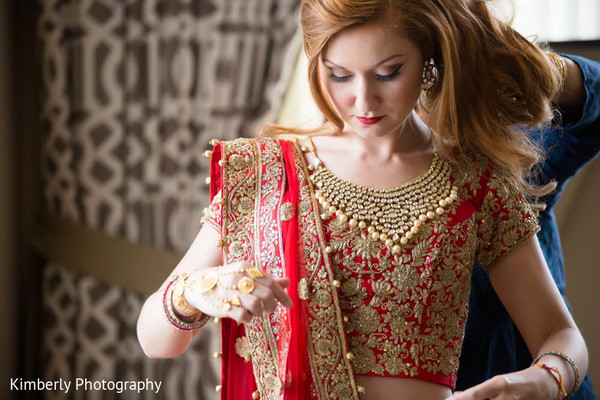 bride getting ready