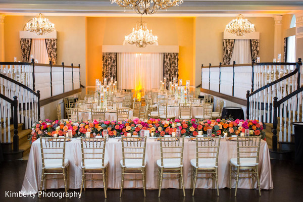 reception floral and decor