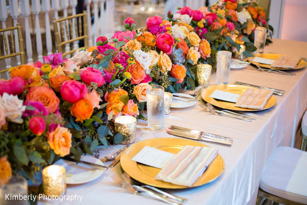 reception floral and decor