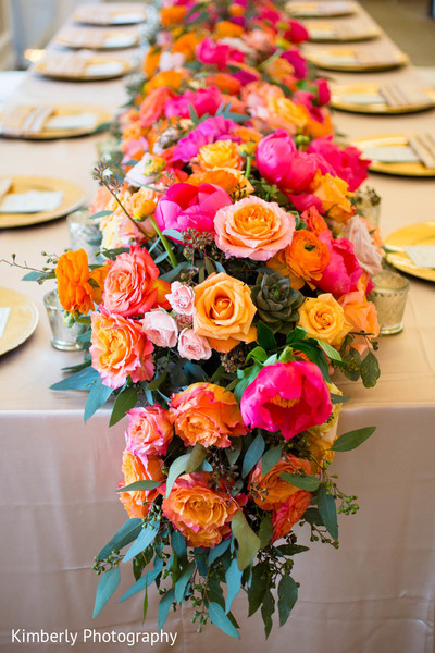 reception floral and decor