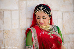 indian bridal portrait