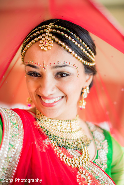 indian bridal portrait