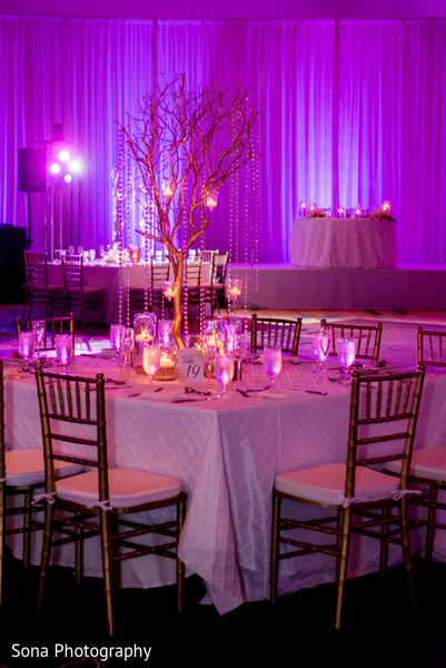 reception floral and decor