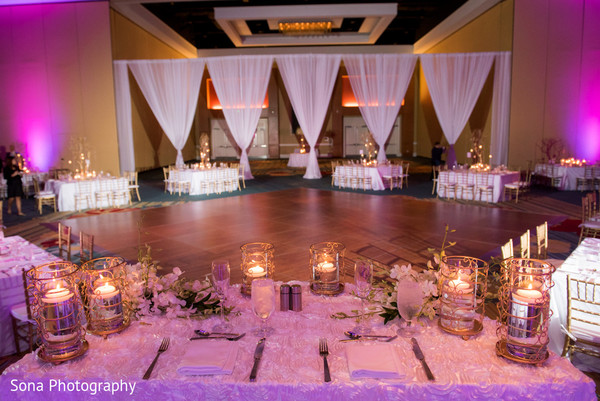 reception floral and decor