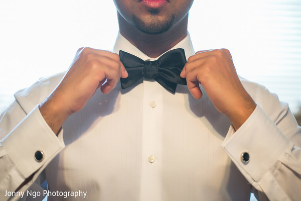 Groom Getting Ready