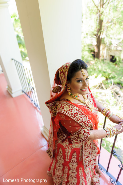 portrait of indian bride