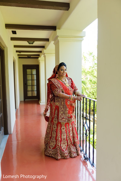 portrait of indian bride