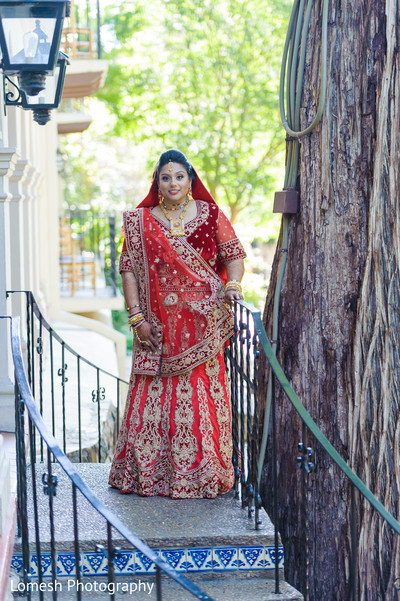 portrait of indian bride