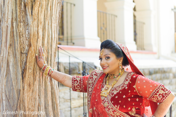 portrait of indian bride