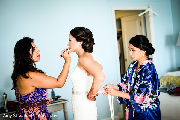 bride getting ready