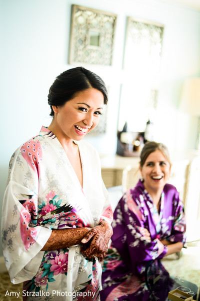 bride getting ready