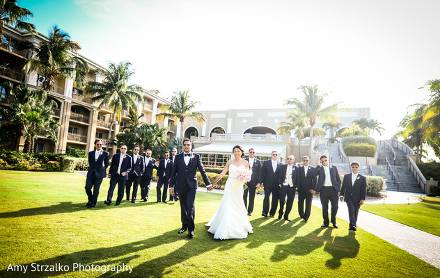 wedding party portrait