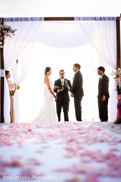 indian fusion wedding ceremony