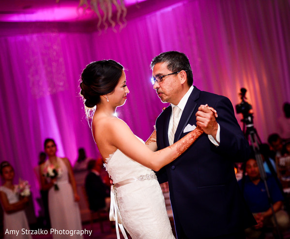 indian fusion wedding reception