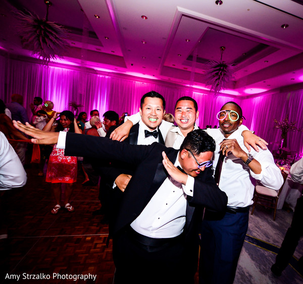 indian fusion wedding reception