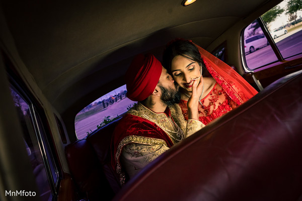 Indian bride and groom photography