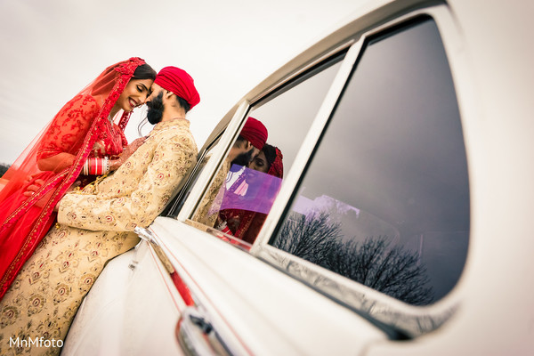 Indian bride and groom photography