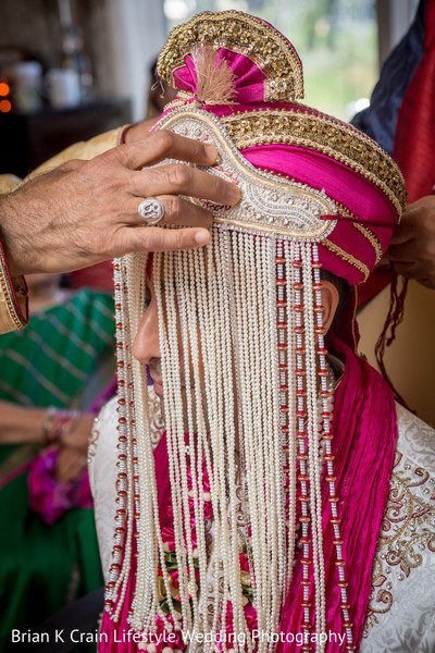 Groom Getting Ready