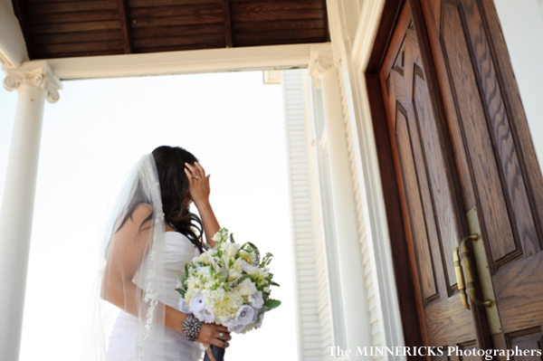 An indian fusion wedding at a chapel in Dallas, Texas.