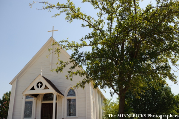 a fusion indian wedding takes place at this chapel in dallas, texas.