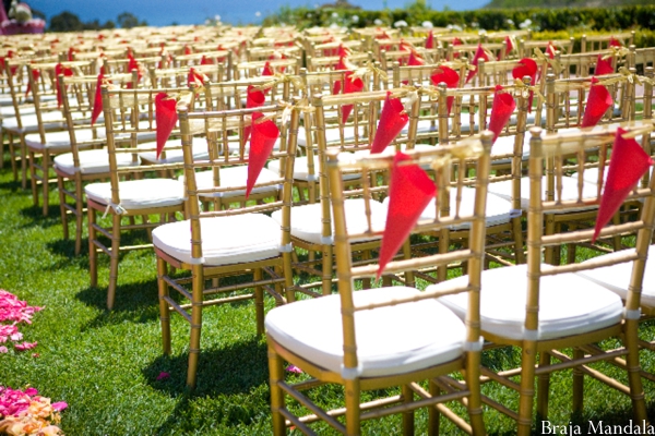 Indian wedding decor ideas for outdoor seating.