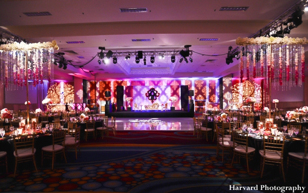 indian wedding reception for indian bride and groom